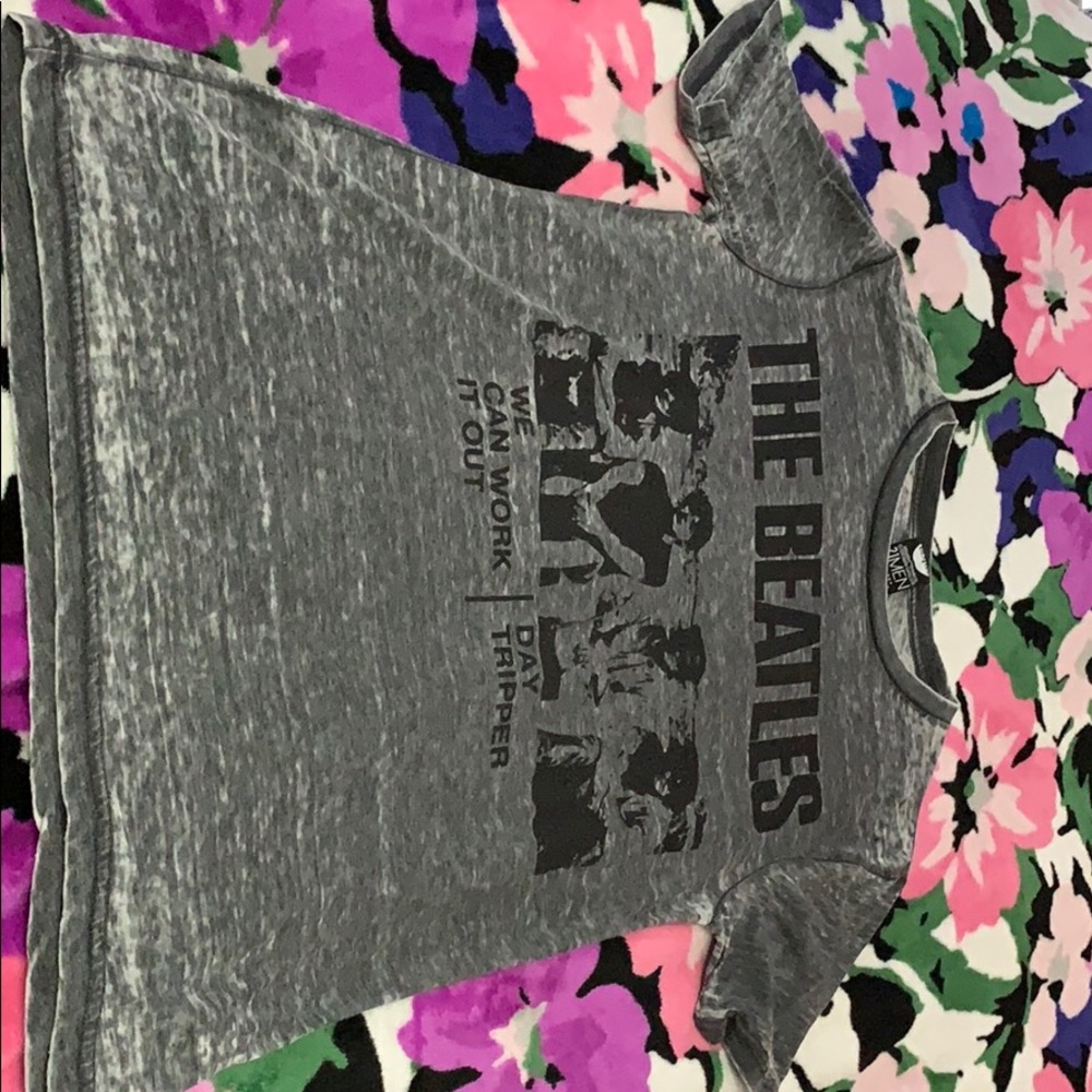 Beatles Gray Tee Shirt.